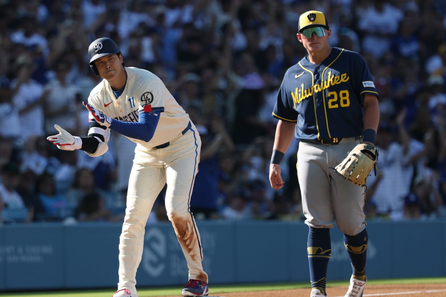 昨年はドジャースが優勝決定戦でブルワーズをスイープで下し、ナ・リーグを制覇。今年はいったいどんな展開になるのか。(C) Getty Images