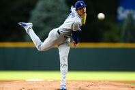 先発ローテ復帰への最終段階に入ったドジャースの佐々木。(C) Getty Images