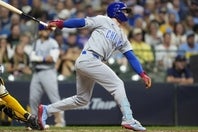 今季のメジャーで唯一fWAR10を超えているカブスのPCA。(C)Getty Images