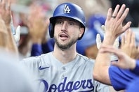 ４番に入ったタッカーが７回に満塁アーチを放った。(C)Getty Images