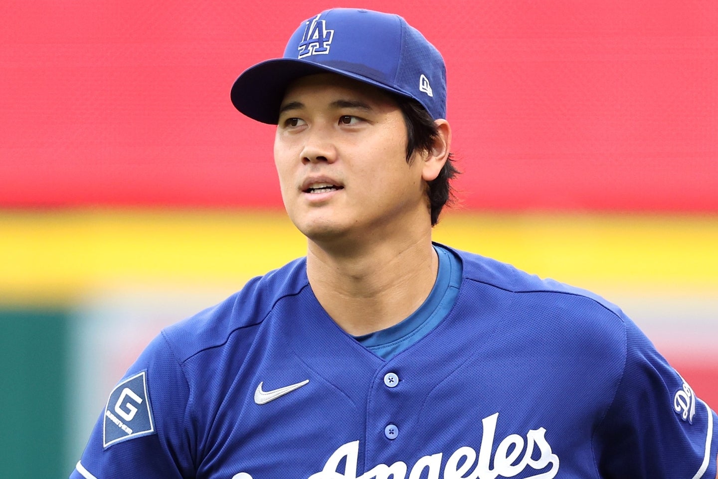 現地９月11日、負傷者リスト入りが正式にアナウンスされたドジャースの大谷。(C)Getty Images