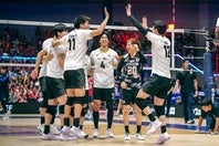 韓国を３-０のストレートで下した日本が、決勝に進出した。(C) Volleyball World