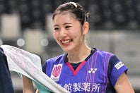 バドミントンの志田千陽が、新たなパートナーとともに再出発する。写真：鈴木颯太朗