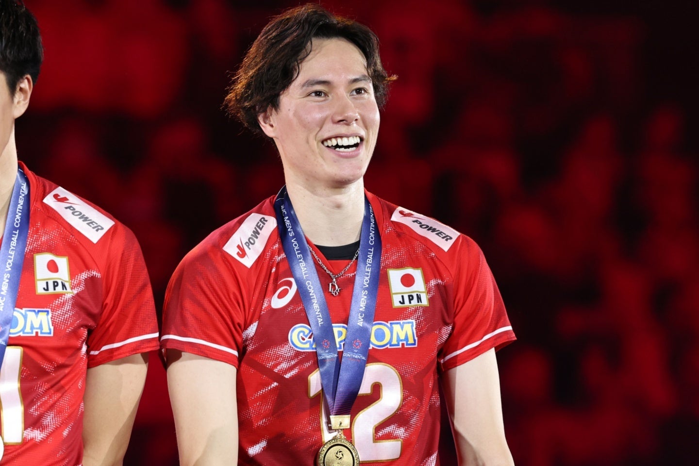 高橋藍が大会MVPに輝いた。写真：梅月智史（THE DIGEST写真部）