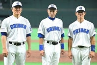 （左から）松井秀喜氏、イチロー氏、松井稼頭央氏らが名を連ねた今回のKOBE CHIBEN。写真：金子拓弥（THE DIGEST写真部）