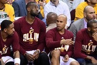 ジェファーソン（右）が元同僚レブロン（左）を“GOAT”に推す理由を語った。(C)Getty Images