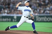 高校野球女子選抜を２年連続で完封したKOBE CHIBENのイチロー氏。写真：金子拓弥（THE DIGEST写真部）