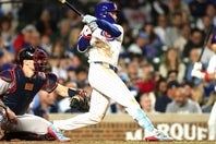 ブレーブス戦で４安打４打点と大活躍したカブスのPCA。(C)Getty Images