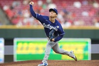 ドジャースの山本由伸。(C) Getty Images