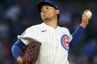 今季11勝目を挙げたカブスの今永。(C)Getty Images