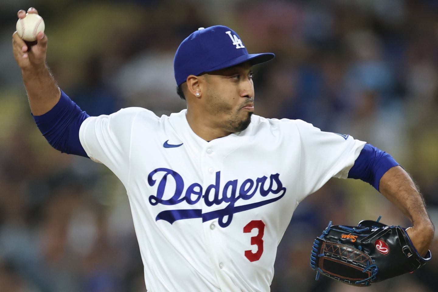 ５度目のリハビリ登板に臨んだドジャースのディアズ。(C)Getty Images