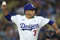 ５度目のリハビリ登板に臨んだドジャースのディアズ。(C)Getty Images