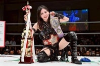 スターダムの上谷沙弥。リング上とは違うナチュラルメイクが注目を集めている。(C) STARDOM