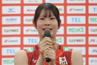 バレーボール女子日本代表の北窓絢音。写真：福冨倖希