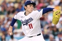武田氏がドジャースのクローザーに推した佐々木。(C)Getty Images