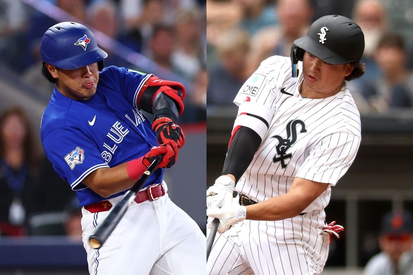 メジャー１年目から輝きを放つ岡本と村上。(C) Getty Images