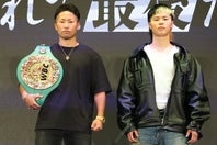 27日に約10か月ぶりの再戦を迎える（左から）井上と那須川。写真：永島裕基