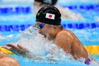 銀メダルを獲得した35歳の鈴木聡美。日本記録を更新した。(C)Getty Images