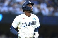 大谷に代わり指名打者を務めているドジャースのデポーラ。(C)Getty Images