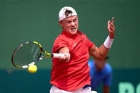 長期離脱を経て母国開催のデビスカップで復帰を果たしたルネは、ブランクを感じさせないプレーで２連勝を飾りチームの勝利に貢献した。(C)Getty Images