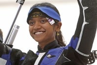 団体と個人でそれぞれ銀メダルを獲得したインドのエラベニル・ワーラーリバン。(C)Getty Images