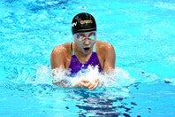 成田が女子200m個人メドレーでメダルを獲得した。(C)Getty Images