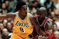 ブラウンがコビー（左）とジョーダン（右）の違いについて語った。(C)Getty Images