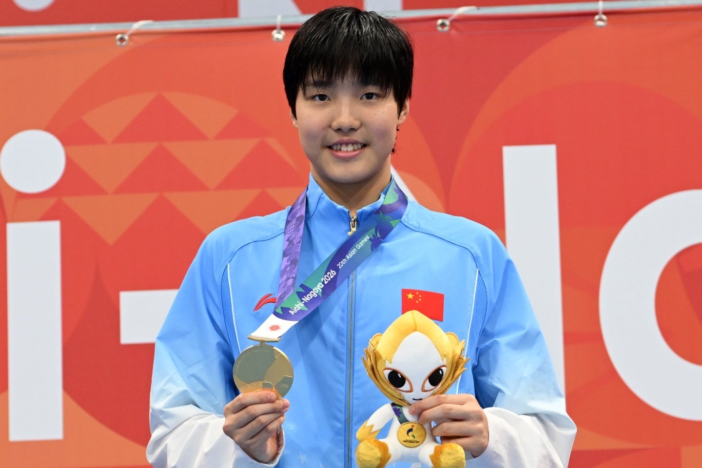 中国の于子迪が女子200m個人メドレーで金メダルを獲得した。(C)Getty Images