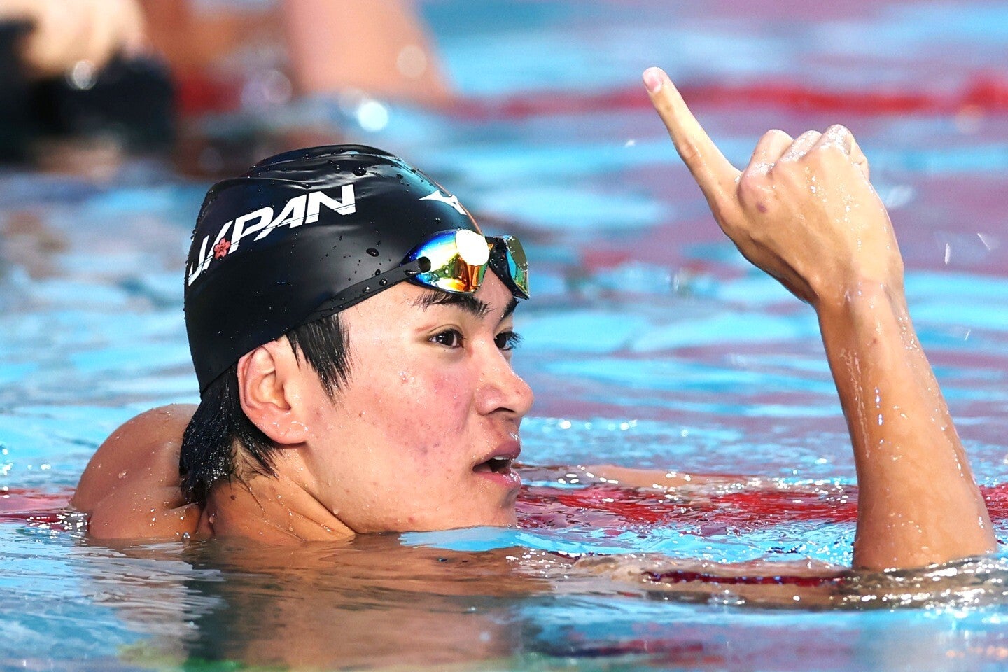 アジア大会個人メドレー２冠を狙う松下。(C)Getty Images
