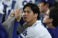 ロサンゼルス・ドジャースの大谷翔平。（C）Getty Images