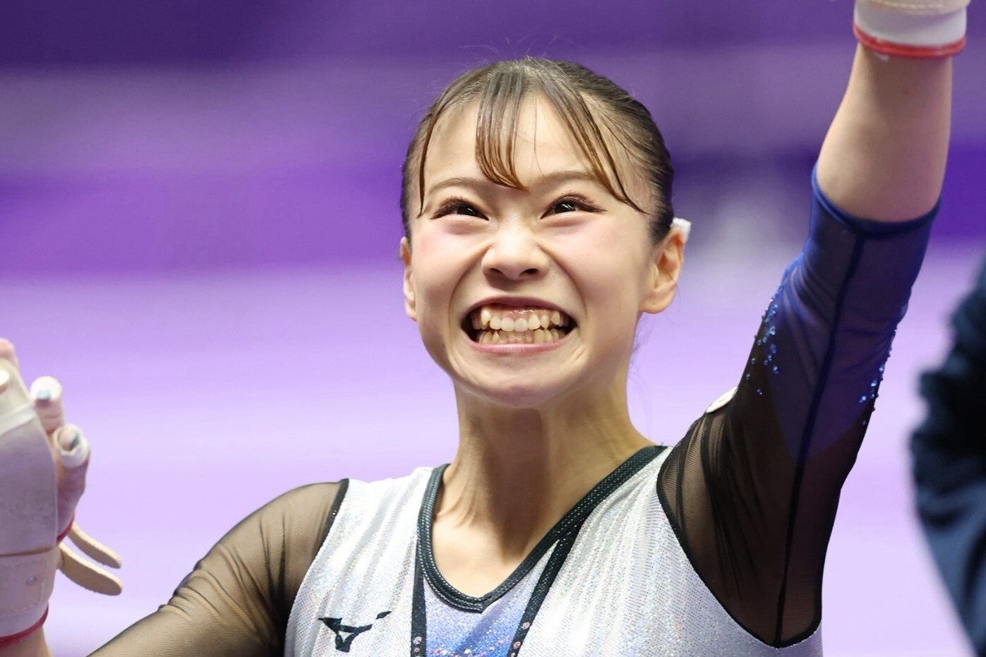 金メダルを獲得した日本の杉原。写真：梅月智史（THE DIGEST写真部）
