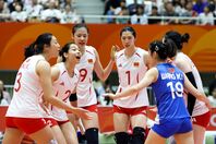アジア大会３連覇を果たした中国代表。勝負強さを発揮した。(C) Getty Images