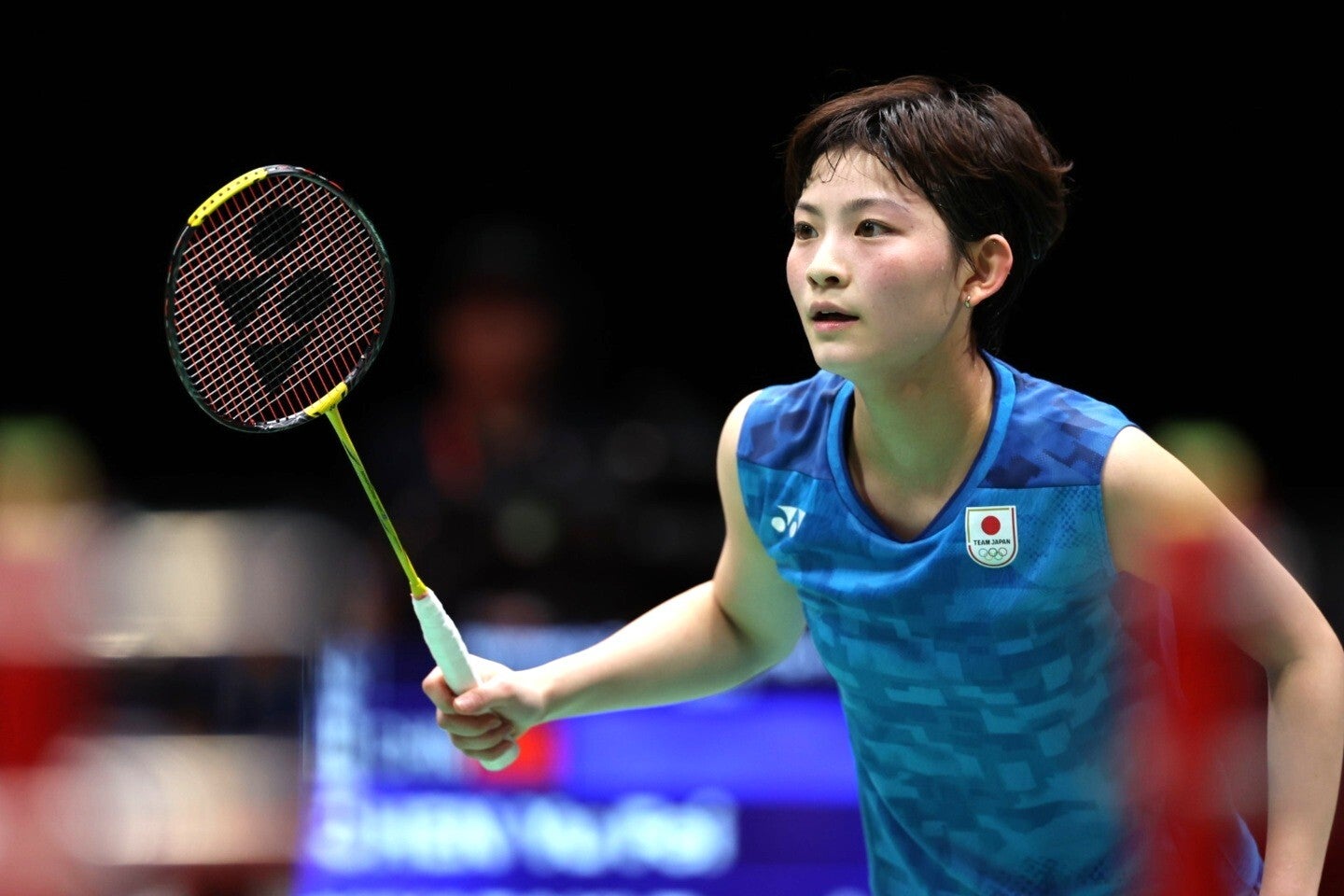 宮崎は東京五輪金メダリストに完敗した。写真：梅月智史（THE DIGEST写真部）