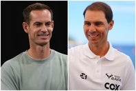 マヨルカ島にあるナダル氏（右）のアカデミーでは、今年10月に開設10周年を迎える。その記念イベントに向けて、マリー氏（左）に参加を呼び掛けた。（C）Getty Images