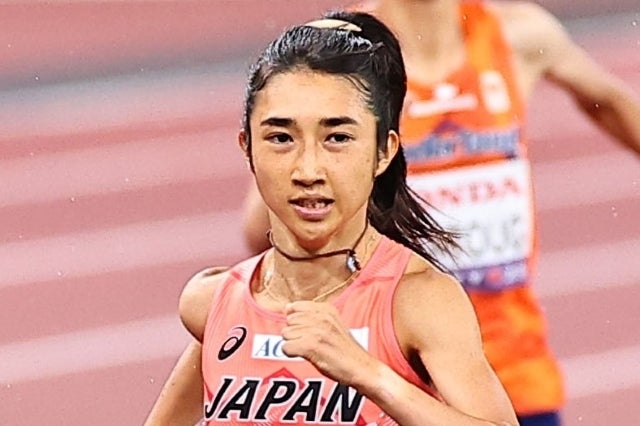 女子10000メートルに出場した田中。写真：梅月智史（THE DIGEST写真部）