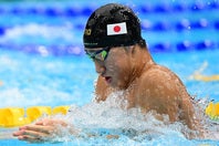 200m平泳ぎで金メダルを獲得した17歳の大橋信。(C)Getty Images