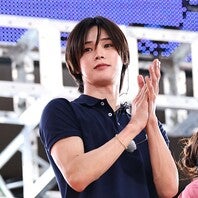 アジア大会・陸上競技の応援サポーターを務めた＆TEAMのKさん。写真：梅月智史（THE DIGEST写真部）
