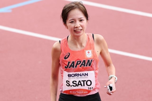 メダルまであと一歩の４位だった佐藤。写真：梅月智史（THE DIGEST写真部）