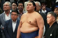 大の里が秋場所で６場所ぶり６度目の優勝を飾った。(C) Getty Images