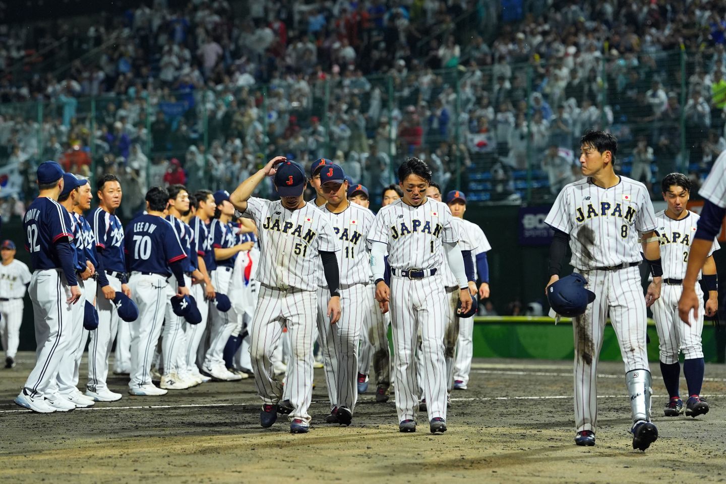 アジア大会決勝は韓国が日本にスーパーラウンドの雪辱を果たし、３-１で勝利。５連覇を達成した。(C) Getty Images