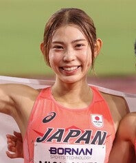 女子1500mで８位入賞を果たした道下美槻。写真：梅月智史（THE DIGEST写真部）