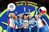 決勝トーナメントの３試合を全て２勝０敗で勝ち抜くなど、圧倒的な強さを見せたチェコが2018年以来となる栄冠を手にした。(C)Getty Images