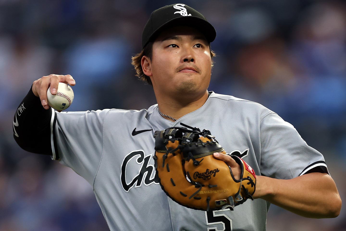 シカゴ・ホワイトソックスの村上宗隆。(C)Getty Images