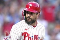 MLB首位タイの45本塁打でチームをPS出場までけん引したカイル・シュワーバー。(C)Getty Images