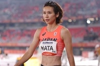 女子走幅跳で５位だった秦。写真：梅月智史（THE DIGEST写真部）