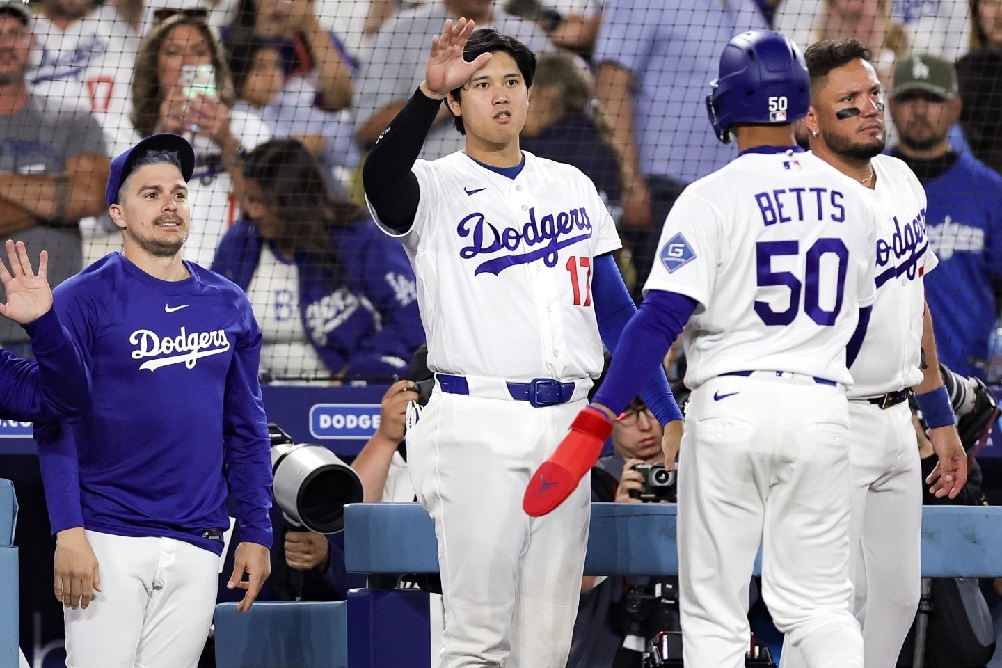 ドジャースは、レギュラーシーズンで100勝以上した年にワールドシリーズを制したことがないジンクスがある。はたして今年はどのような結果となるのか。(C)Getty Images