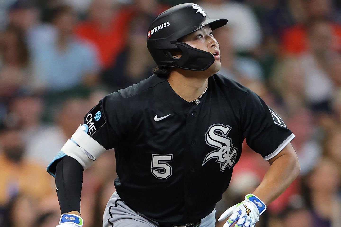 ポストシーズン初打点＆初安打をマークしたWソックスの村上。(C)Getty Images