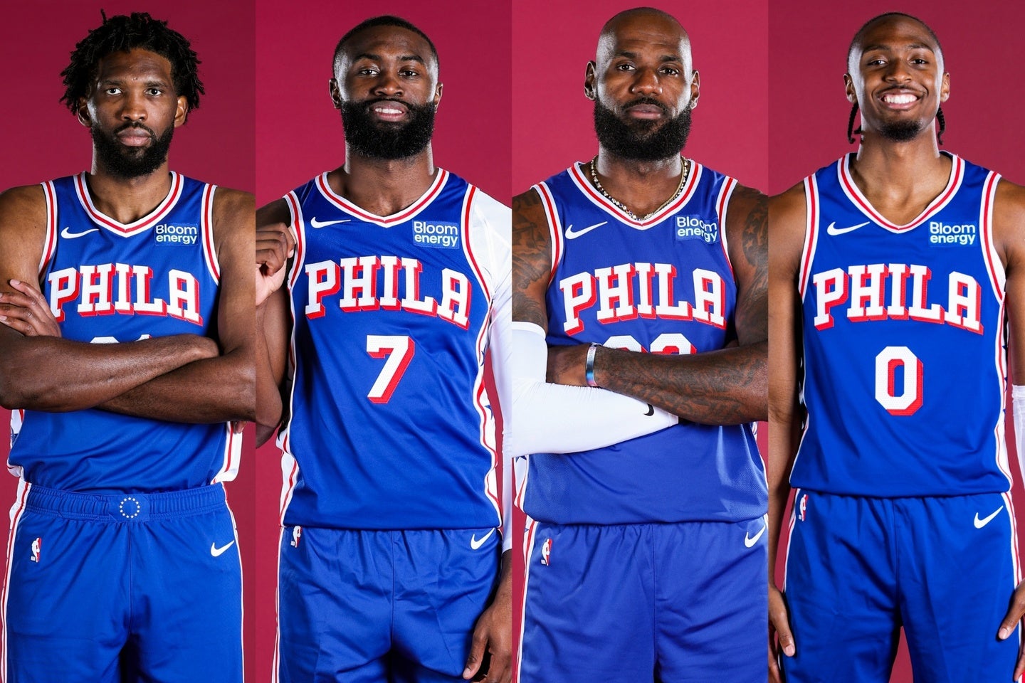 ４人のスターを揃えたシクサーズは、今季の優勝候補の一角として大きな注目を集めている。(C)Getty Images