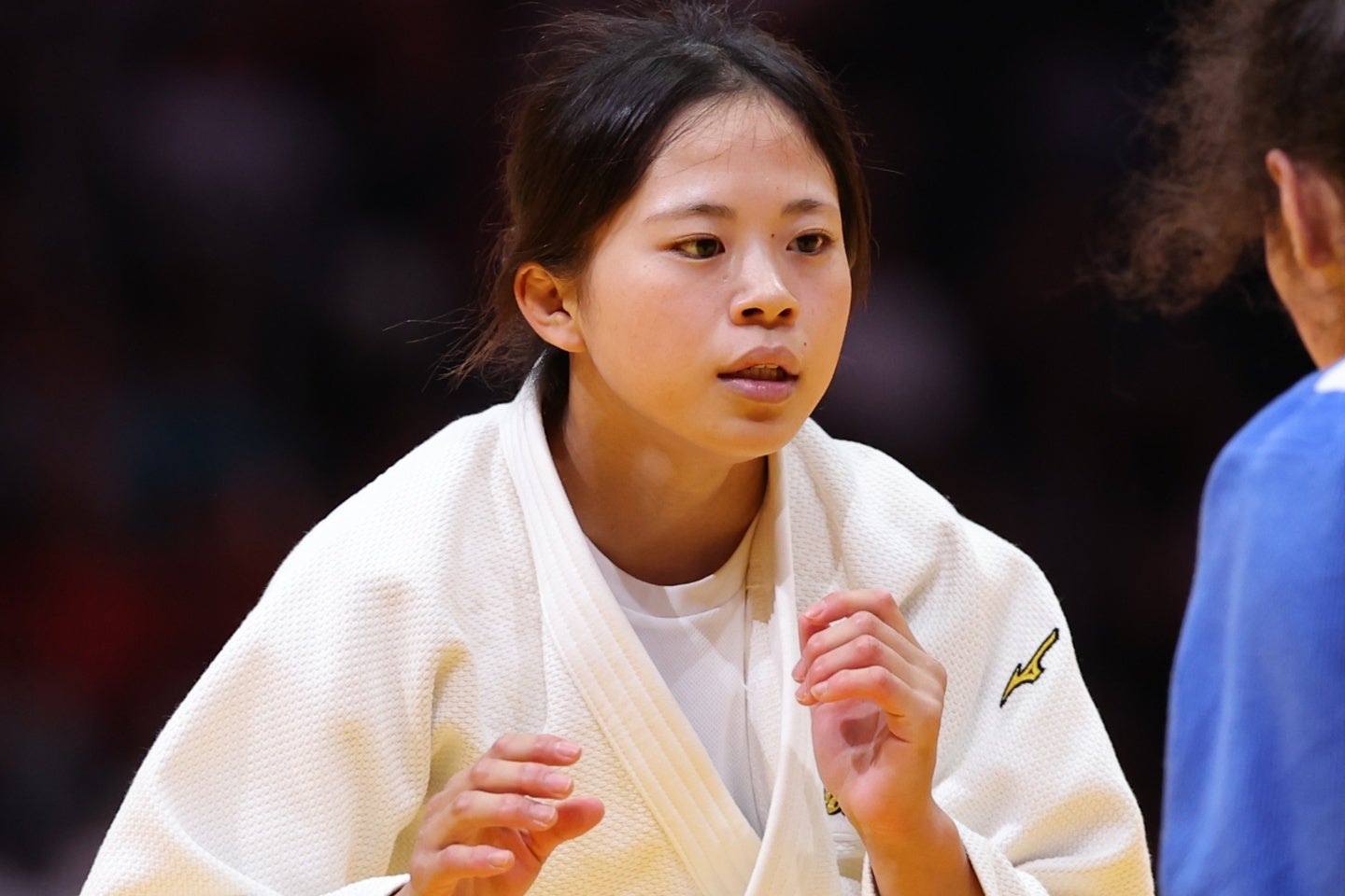女子48キロ級でメダルを獲得した近藤美月。写真：梅月智史（THE DIGEST写真部）