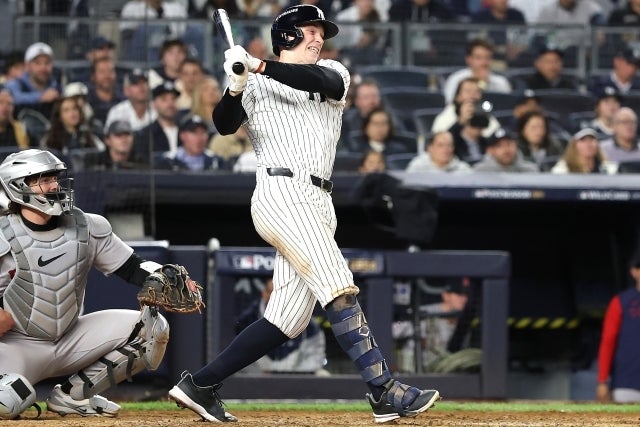 レッドソックス戦で大活躍したヤンキースのライス。(C)Getty Images